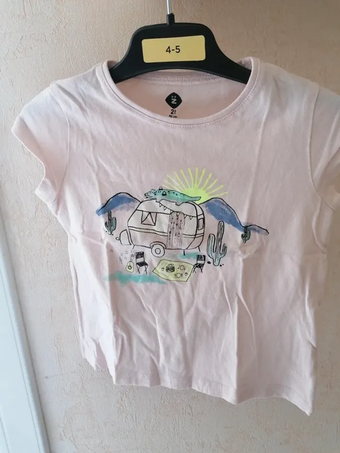 T-shirt rose 2 ans Z