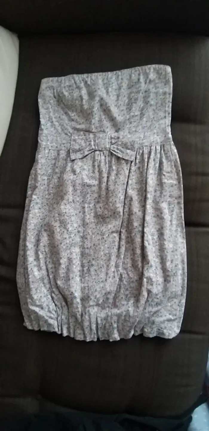 Robe bustier effet boule