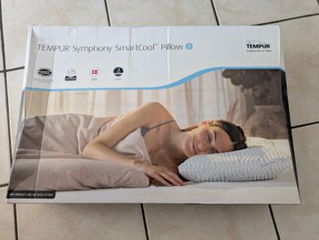 Oreiller tempur symphony smartcool pillow taille M medium 63x43x12.5cm