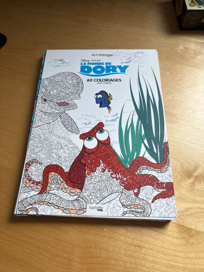 Coloriage anti stress - Disney - le monde de dory