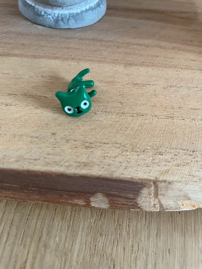 Boucle d’oreille chat - photo numéro 5