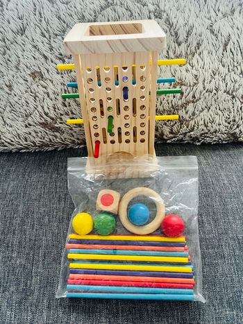 NEUF - Jeu éducatif en bois – Motricité & couleurs