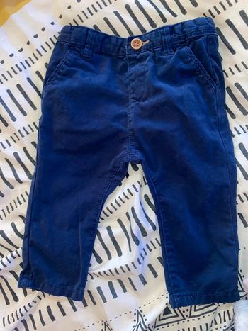 Jean chino bleu marine
