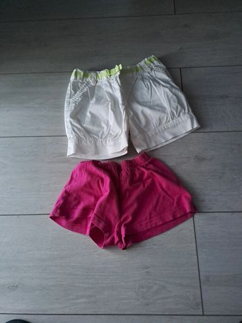 Lot short fille 3ans