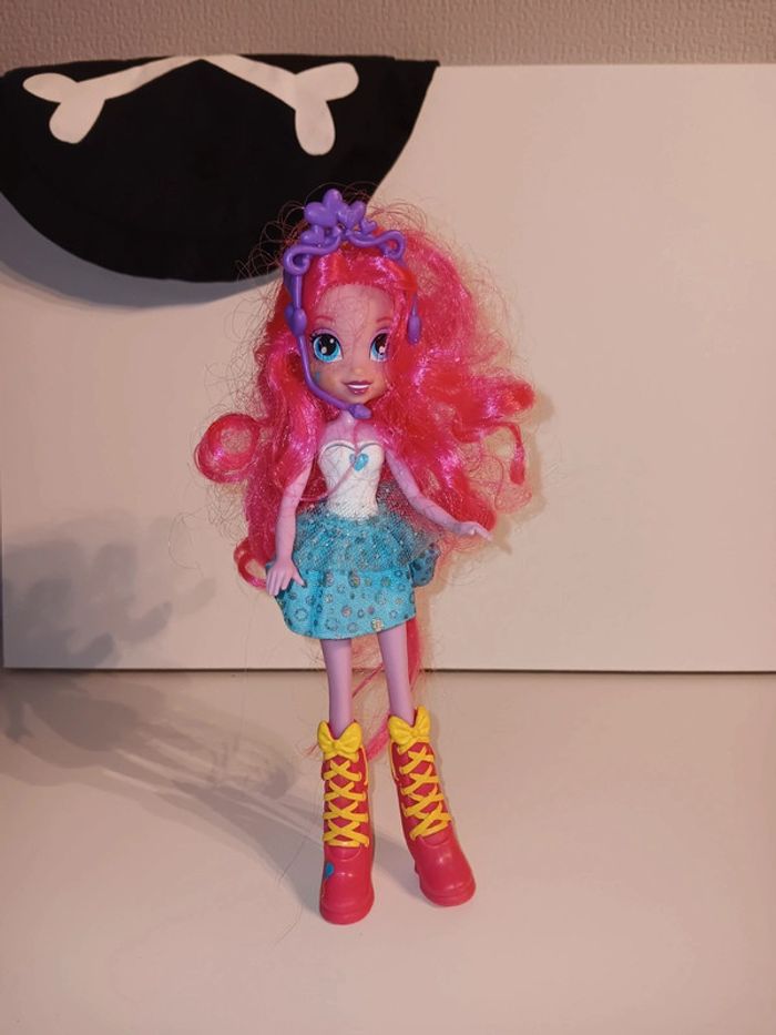 Figurine my little pony equestria girls cheveux rose