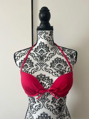 Haut de bikini Tex taille 36 rose flashy