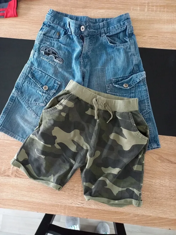 Lot 2 shorts garçon 8 ans - photo numéro 2