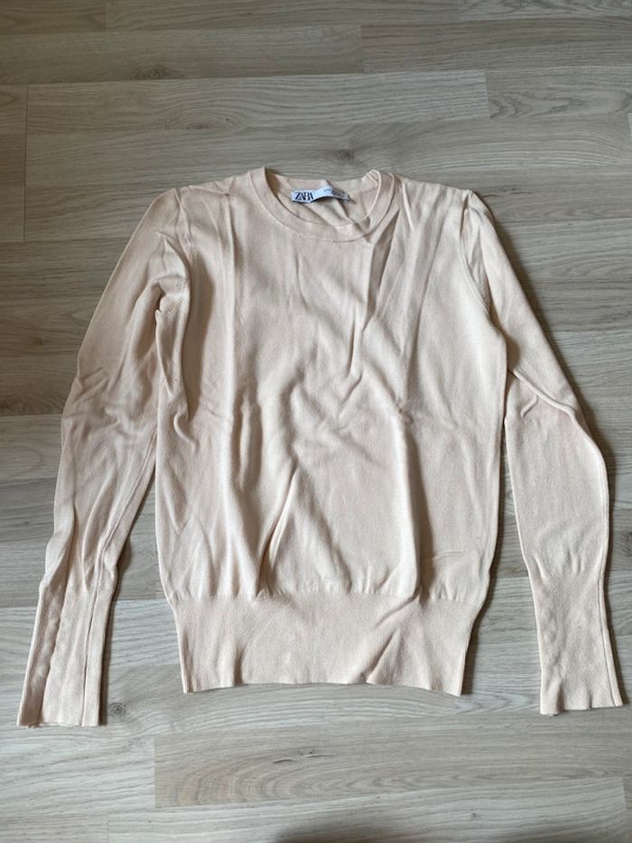 Pull beige Zara