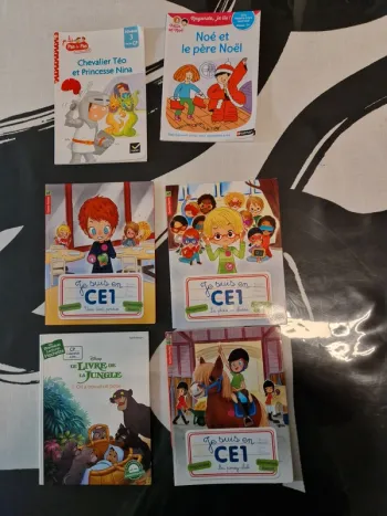 Lot 6 livres enfants cp ce1