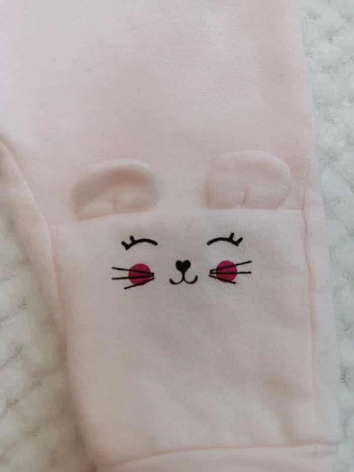 🔸Pantalon de jogging rose pâle - Pat et Ripaton Taille 3 mois 🔸 - photo numéro 2