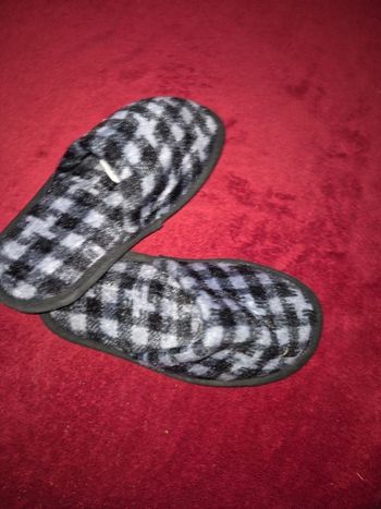 Chaussons à carreaux