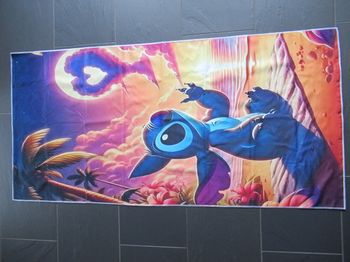 Serviette de plage Stitch neuve (drap de bain)