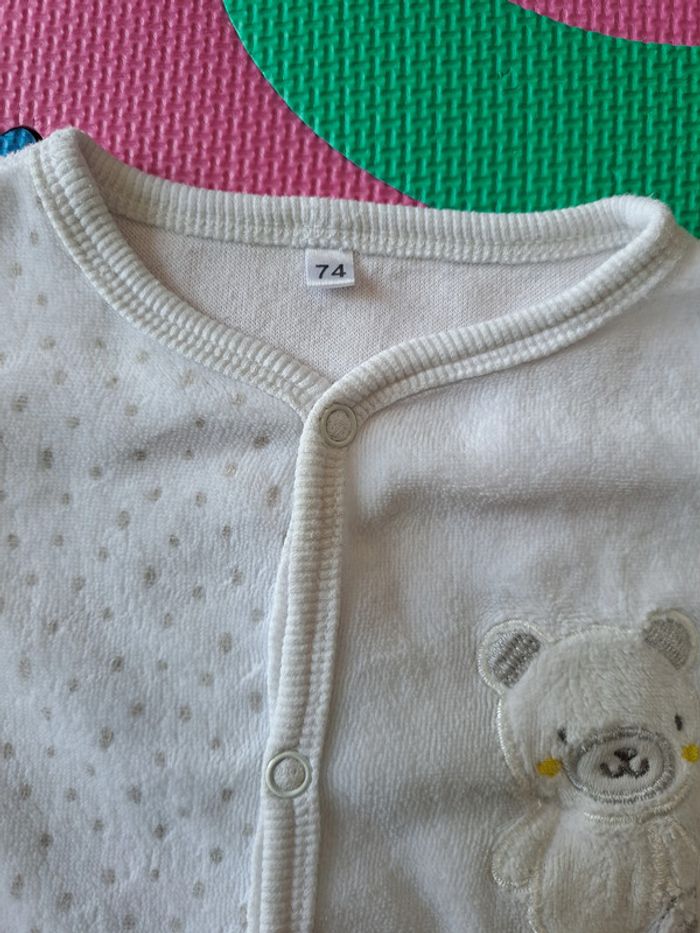 Lot de 2 pyjamas (1 Petit Bateau + 1 Zeeman) 12m - photo numéro 10