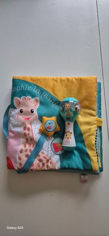 Lot livre interactif touch & play et le hochet shake shake Sophie la girafe