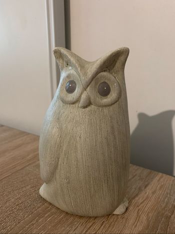 Bibelot chouette en céramique