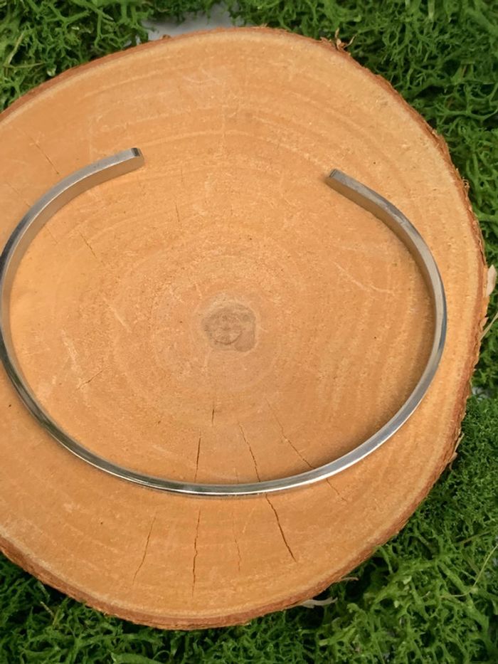 Bracelet ouvert acier