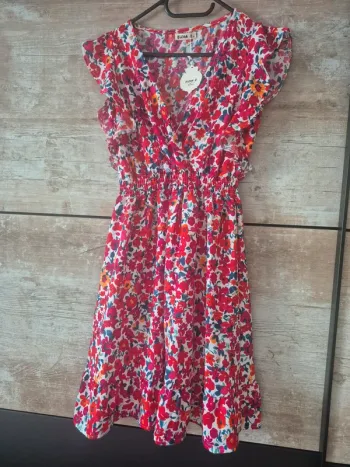 Robe elena z rouge courte