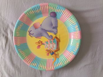 4 lots déco anniv Winnie l'ourson