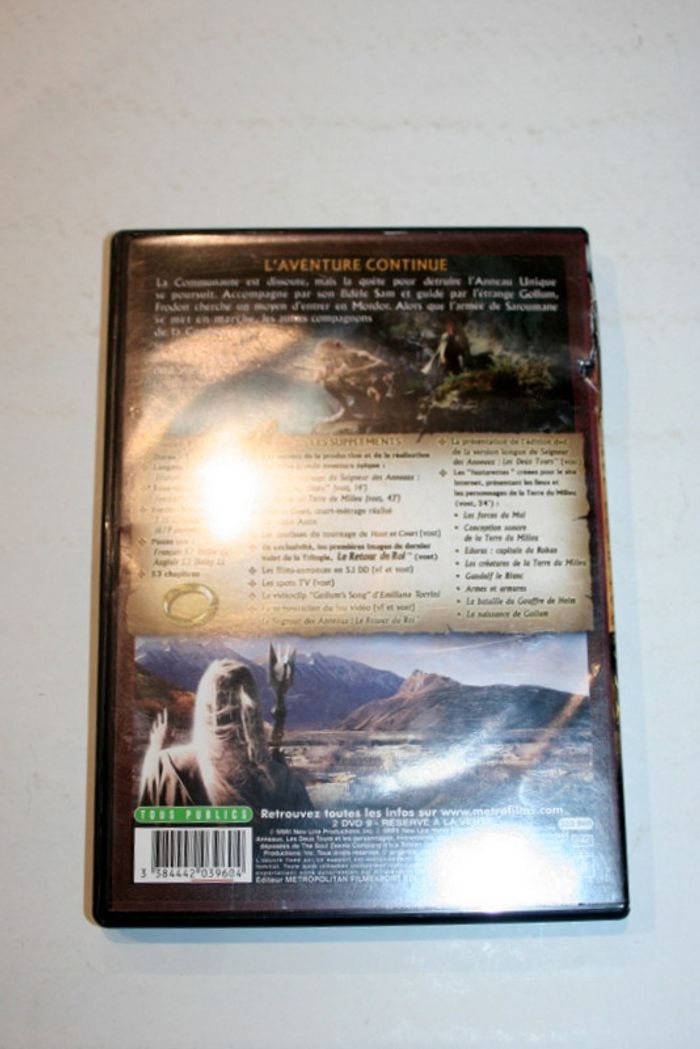 DVD Le Seigneur Des Anneaux Les Deux Tours Édition Prestige - photo numéro 2