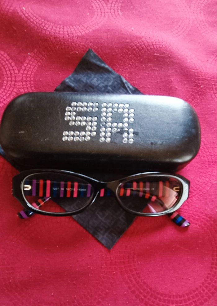 Monture de lunettes, lunettes de soleil, Sonia Rykiel + Boitier - photo numéro 2