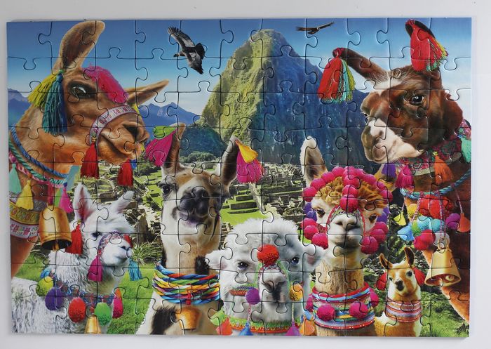 Mini puzzle 99 pièces "Les lamas" Puzzle moment Ravensburger