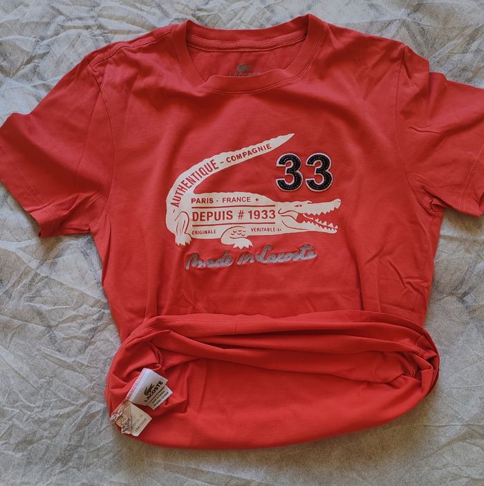 Tee shirt Lacoste Taille S - photo numéro 4