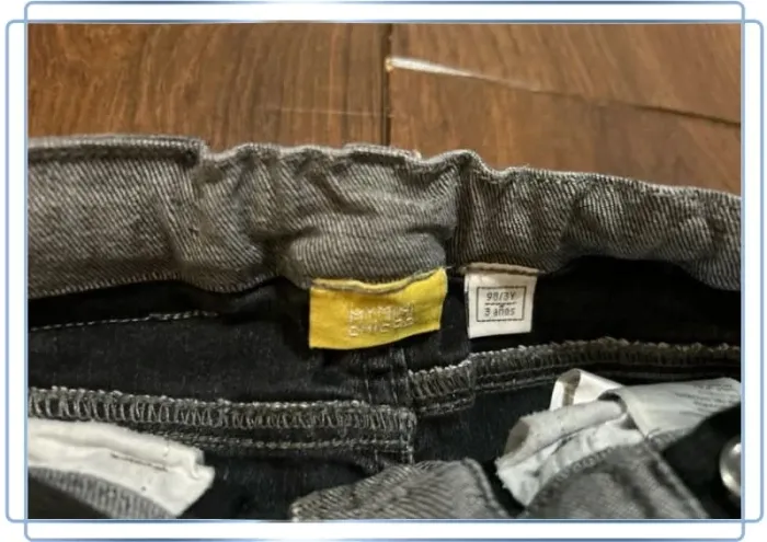 pantalon jean garcon gris chine et noir My Chicco 3 ans - photo numéro 10