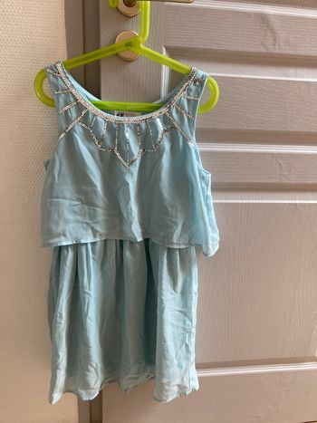 Robe turquoise h et m