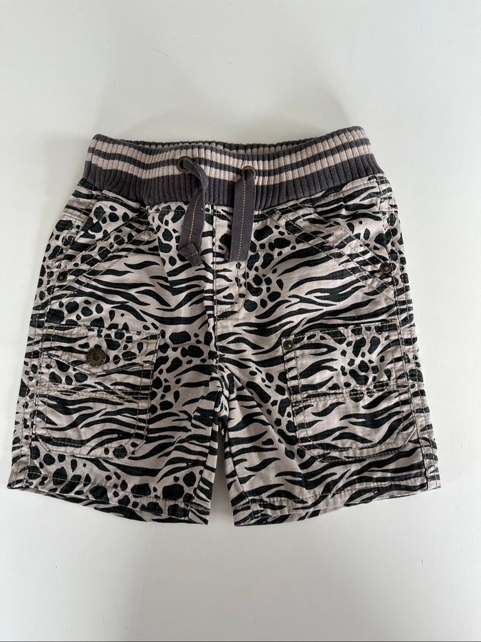 Short beige zébré 3 ans