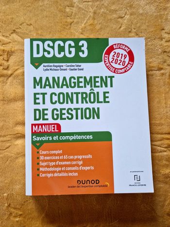 Dscg 3 management et contrôle de gestion