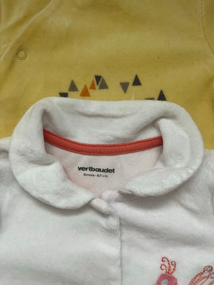 Lot de 5 pyjamas bébé – 6 mois – Okaïdi, Kiabi, Vertbaudet - photo numéro 5
