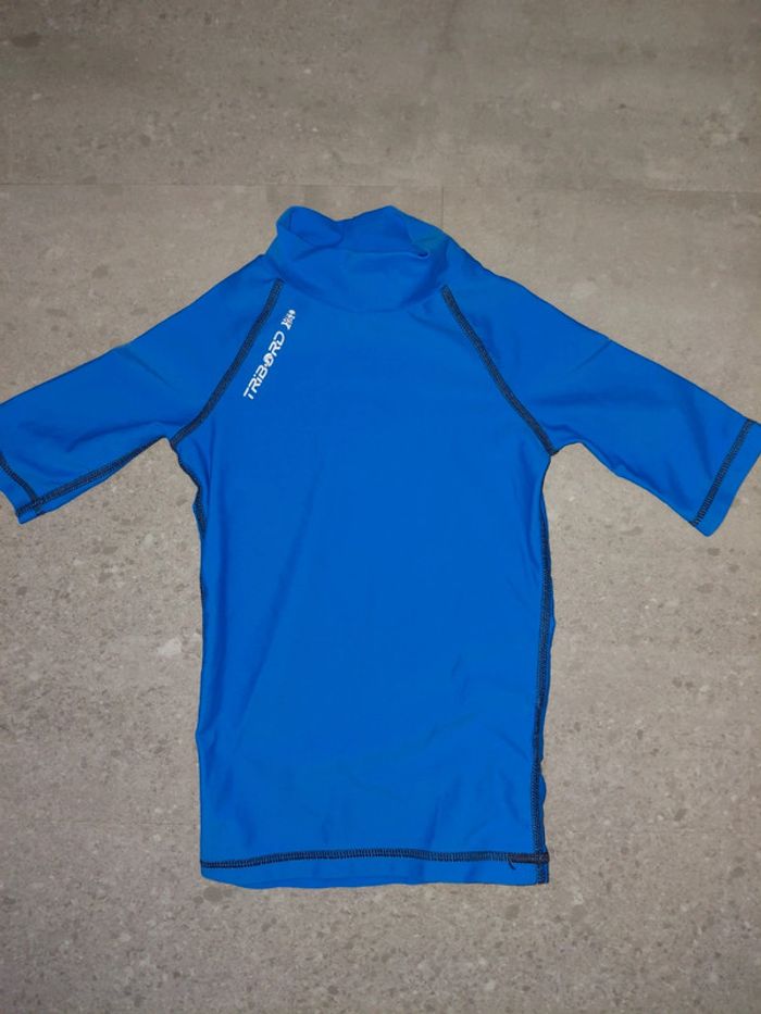 Maillot anti uv bleu