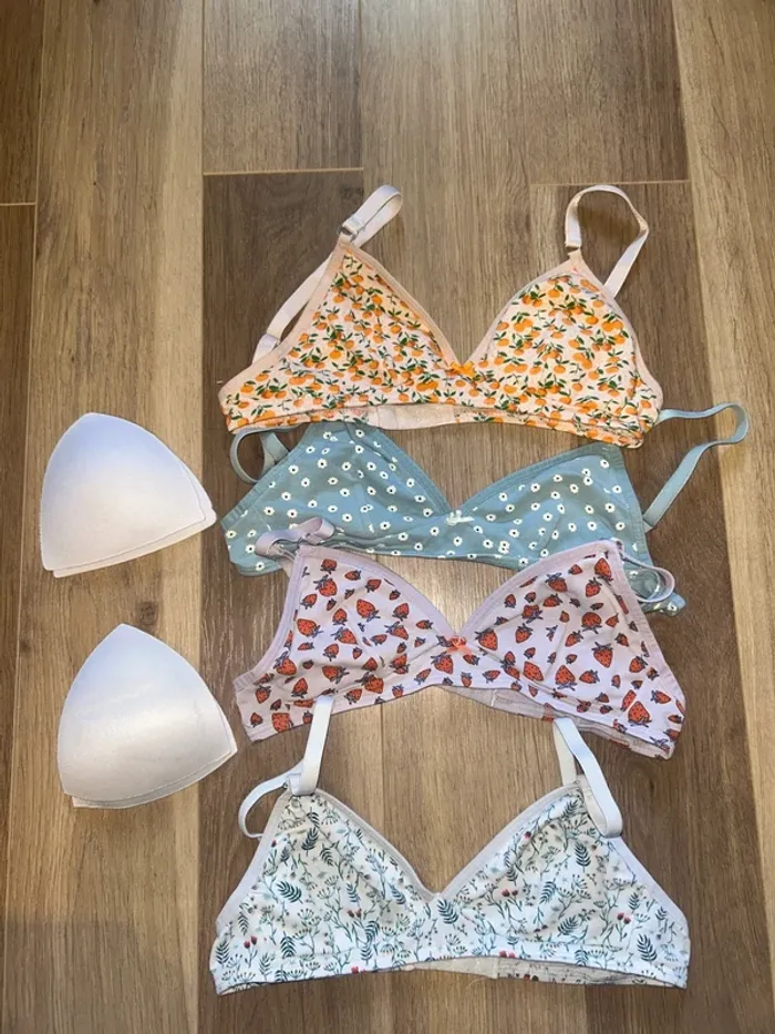 Lot de 4 soutien gorge 80A dim