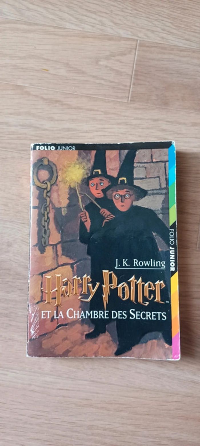 Livre harry potter et la chambre des secrets