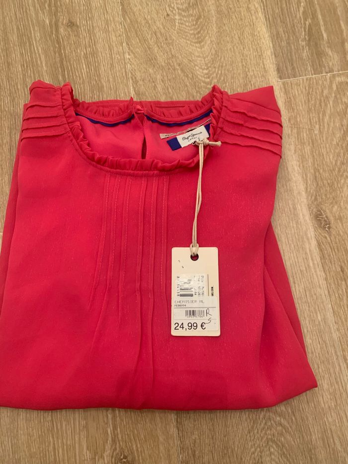 Chemisier fille rose pepe jeans - photo numéro 6