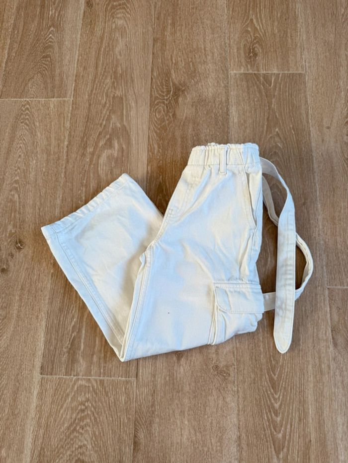🎀 Jean large blanc 8 ans kiabi
