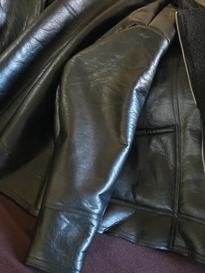 Perfecto noire fourré - photo numéro 14
