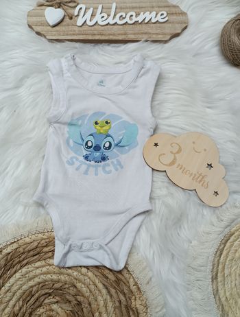 Body sans manche Stitch 3  mois