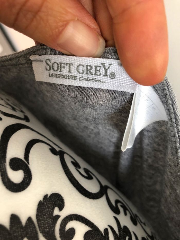 Tee shirt gris soft grey tout simple taille 38/40 - photo numéro 4