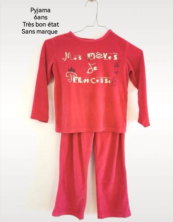 Pyjama fille 6ans