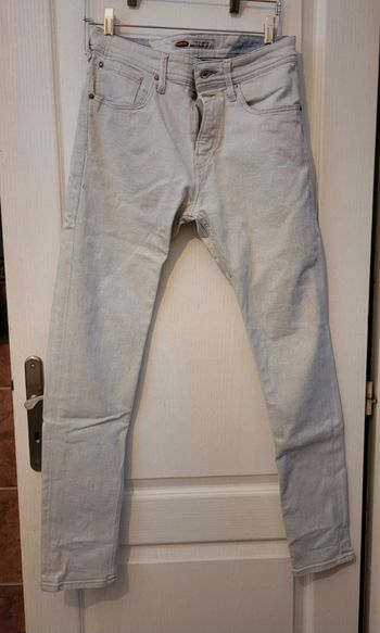 Jean blanc Teddy Smith