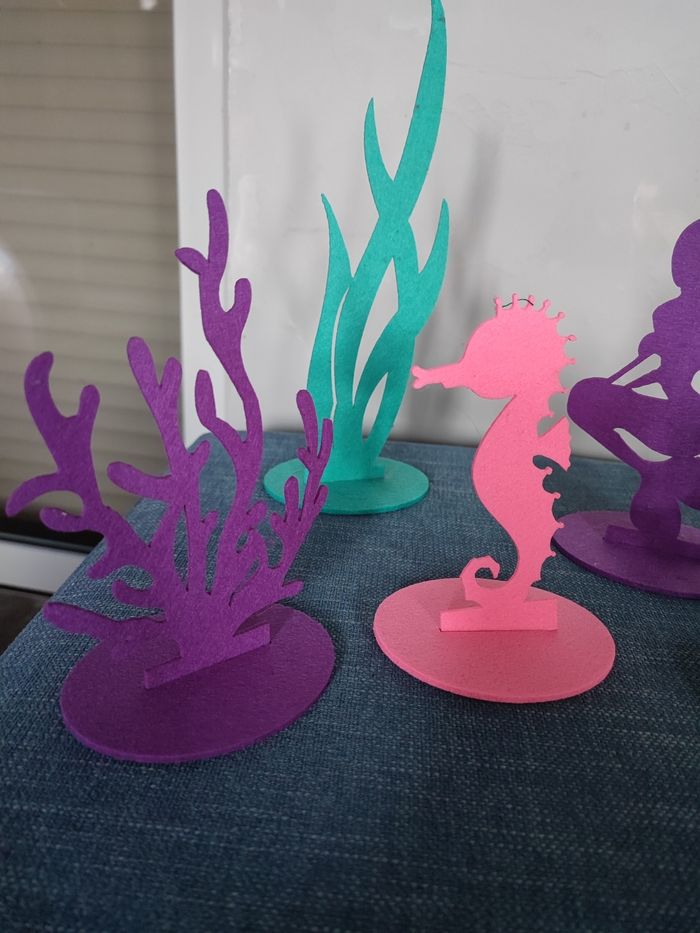Décoration de table thème mer et sirène - photo numéro 2