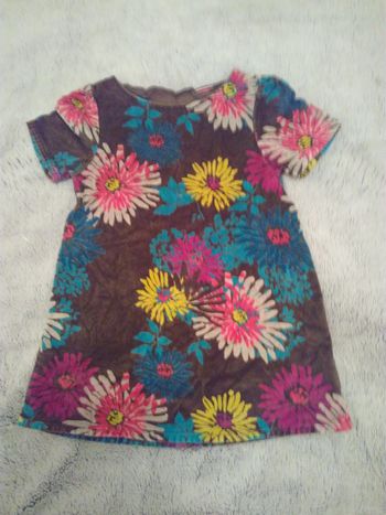 Robe fille 3 ans fleurie 34