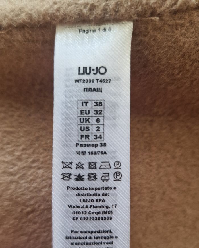 Manteau long camel Liu Jo taille 34 - photo numéro 10