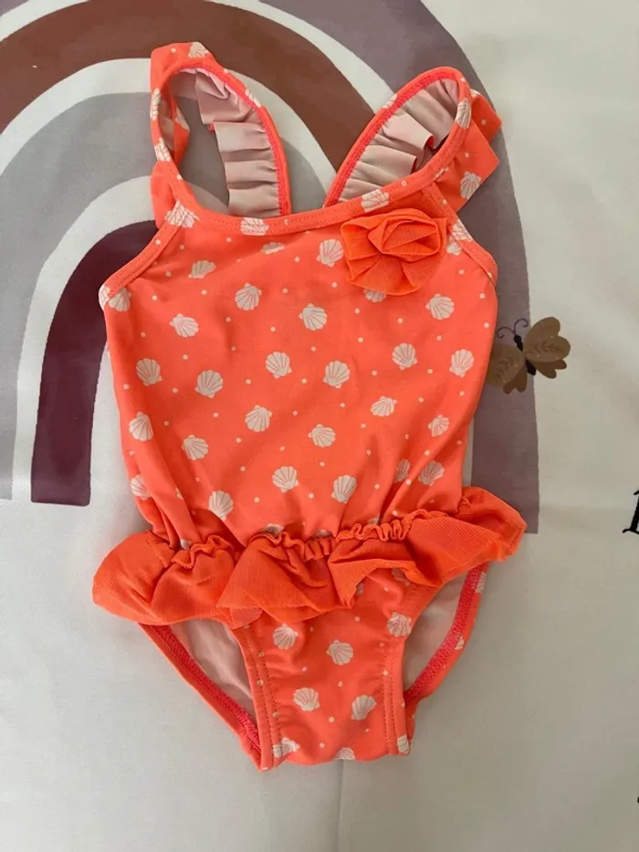 Maillot de bain bébé fille – Kiabi – Taille 12 mois / 76 cm👙 - photo numéro 4