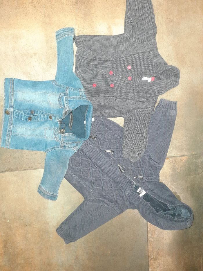 Lots gilet veste taille 68 garçon