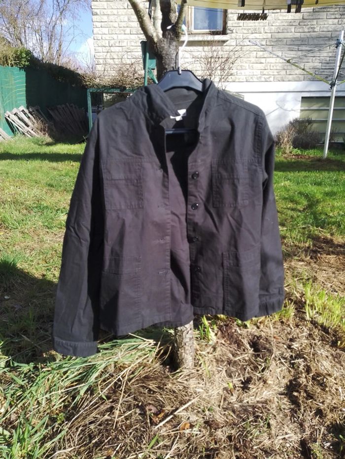 Chemise manches longues grise foncé ado - photo numéro 10