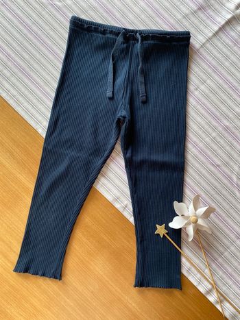 Legging côtelé en coton 24 mois