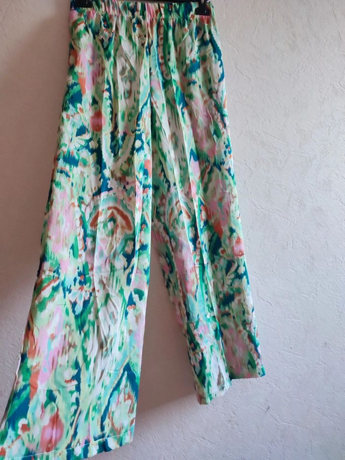 Palazzo, pantalon large d'été taille M/L - photo numéro 3