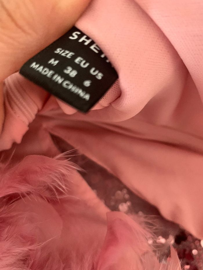 Robe à sequins rose - photo numéro 7